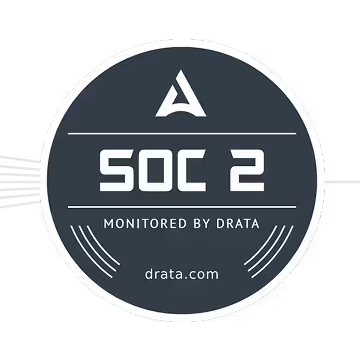 SOC 2, monitored by Drata